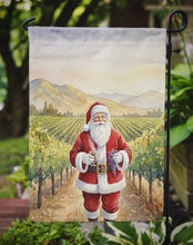 Load image into Gallery viewer, Santa Claus in the Vineyard Christmas Garden Flag