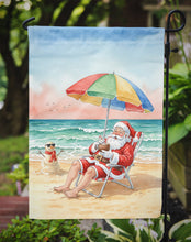 Load image into Gallery viewer, Santa Claus on the Beach Christmas Garden Flag
