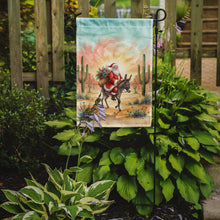 Load image into Gallery viewer, Santa Claus Riding a Burro Christmas Garden Flag