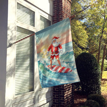 Load image into Gallery viewer, Santa Claus Surfing Christmas Morning Christmas House Flag