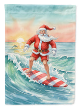 Load image into Gallery viewer, Santa Claus Surfing Christmas Morning Christmas Garden Flag