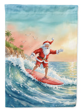 Load image into Gallery viewer, Santa Claus Surfing the Pacific Christmas Garden Flag