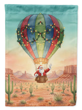 Load image into Gallery viewer, Santa Claus with a Hot-Air Balloon Christmas Garden Flag