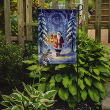 Load image into Gallery viewer, Santa Claus with a Lantern in the Woods Christmas Garden Flag
