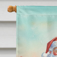 Load image into Gallery viewer, Santa Claus with a Roadrunner Christmas House Flag