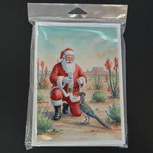 Load image into Gallery viewer, Santa Claus with a Roadrunner Christmas Greeting Cards Pack of 8