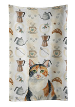 Load image into Gallery viewer, Calico Cat Coffee Time Kitchen Towel