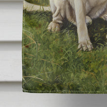Load image into Gallery viewer, Yellow and Black Labradors Flag Canvas House Size FRF0018CHF