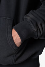 Load image into Gallery viewer, Faded Basic Zip Up Hoodie - Washed Black