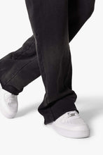 Load image into Gallery viewer, Faded Bootcut Sweatpants - Washed Black