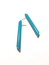 Load image into Gallery viewer, Turquoise Skinny Couture Stick Stud Earrings