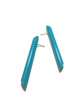 Load image into Gallery viewer, Turquoise Skinny Couture Stick Stud Earrings