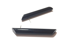 Load image into Gallery viewer, Black Couture Mega Stick Stud Statement Earrings