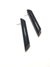 Load image into Gallery viewer, Black Couture Mega Stick Stud Statement Earrings