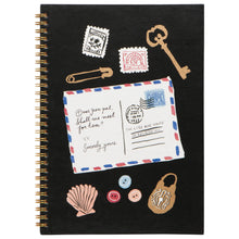 Load image into Gallery viewer, Finders Keepers Ring Bond Hardcover Notebook | Spiral Lined Journal | 144 Lined Pages