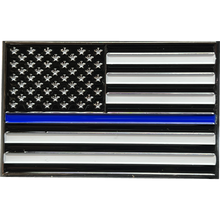 Load image into Gallery viewer, EL11-003 HSI Special Agent Police Gang Unit Challenge Coin Blue Line American Flag