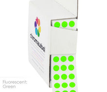Load image into Gallery viewer, 1/4&quot; Permanent Round, Color-Code Dots: 1,000/Box
