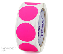 Load image into Gallery viewer, 1-1/2&quot; Permanent Round Color-Code Dot Inventory Labels: 500/Roll