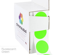 Load image into Gallery viewer, 1&quot; Permanent Round, Color-Code Dots: 1,000/Box