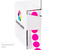 Load image into Gallery viewer, 1/2&quot; Permanent Round, Color-Code Dot Stickers: 1,000/Box