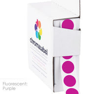 Load image into Gallery viewer, 1/2&quot; Permanent Round, Color-Code Dot Stickers: 1,000/Box
