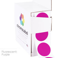Load image into Gallery viewer, 1&quot; Permanent Round, Color-Code Dots: 1,000/Box