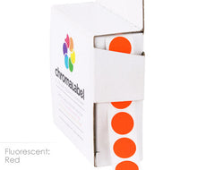 Load image into Gallery viewer, 1/2&quot; Permanent Round, Color-Code Dot Stickers: 1,000/Box