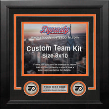 Load image into Gallery viewer, Philadelphia Flyers Custom NHL Hockey 8x10 Picture Frame Kit (Multiple Colors)