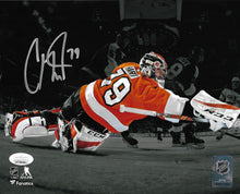 Load image into Gallery viewer, Carter Hart Blackout Philadelphia Flyers Autographed NHL Hockey Photo