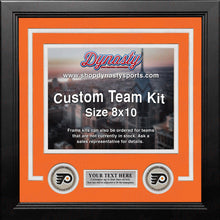 Load image into Gallery viewer, Philadelphia Flyers Custom NHL Hockey 8x10 Picture Frame Kit (Multiple Colors)
