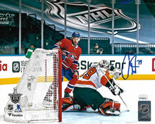 Load image into Gallery viewer, Carter Hart First Career Playoff Shutout Philadelphia Flyers Autographed Hockey Photo