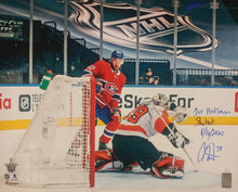 Load image into Gallery viewer, Carter Hart First Career Playoff Shutout Philadelphia Flyers Autographed Hockey Photo