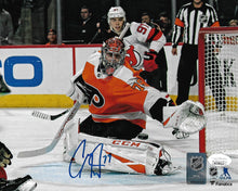 Load image into Gallery viewer, Carter Hart Philadelphia Flyers First Career Shutout Autographed NHL Hockey Photo