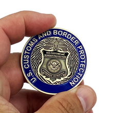 Load image into Gallery viewer, DL7-06 CBP Forensics Scientist Laboratories and Scientific Services Border Patrol Field Operations AMO Challenge Coin