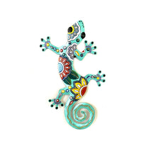 Load image into Gallery viewer, Turquoise Floral Lizard