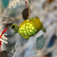 Load image into Gallery viewer, Stuffed Turtle Ornament