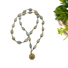 Load image into Gallery viewer, Love MercyCoin Necklace- Robin’s Egg Blue