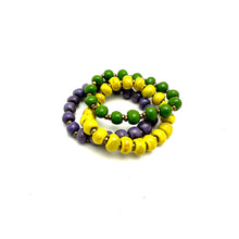 Load image into Gallery viewer, Mardi Gras Bracelet Stack