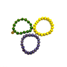 Load image into Gallery viewer, Mardi Gras Bracelet Stack