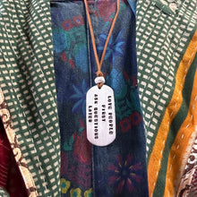 Load image into Gallery viewer, Recycled Aluminum Tag Necklace