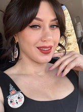 Load image into Gallery viewer, Bloomin' Luna Witch Statement Earrings by Johanna Parker x Lipstick &amp; Chrome
