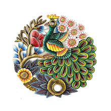 Load image into Gallery viewer, Painted Peacock Oil Drum Top