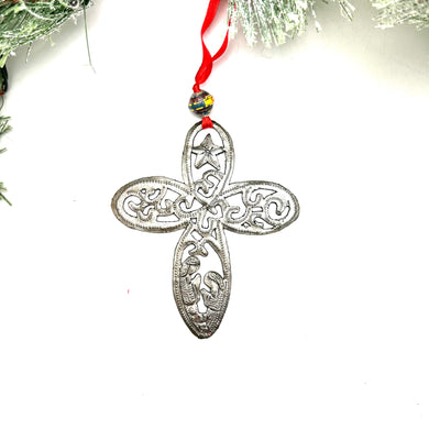 Cross Nativity Ornament