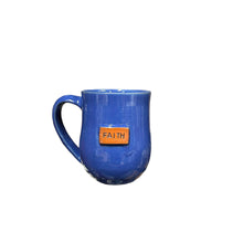 Load image into Gallery viewer, Faith Button Mug - Sapphire Blue