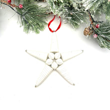 Load image into Gallery viewer, Jumbo Cereal Box Star Ornament- White