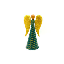 Load image into Gallery viewer, Green Gold Standing Angel