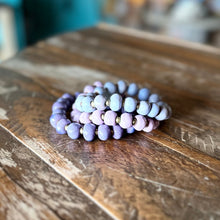 Load image into Gallery viewer, Lavender Watercolor Bracelet Stack