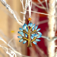 Load image into Gallery viewer, Tree of Life Tree Ornament- Blue