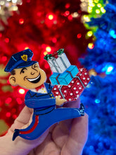 Load image into Gallery viewer, Christmas Happy Mail Brooch by 50's Vintage Dame x Lipstick &amp; Chrome