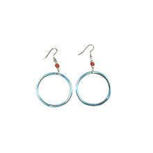 Load image into Gallery viewer, Dangle Hoop Earring- Smooth